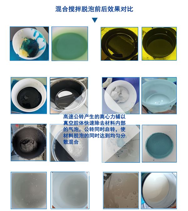 行星式攪拌脫泡機(jī)效果 行星式攪拌脫泡機(jī)效果